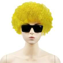 Colorful Explosion Wig, Clown Style Fan Prop Costume Accessory - Multicolor - View 14