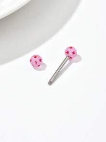 Piercing de língua em forma de estrela luminosa de 5 pontas, 2025, que brilha na luz solar e na iluminação, presente de outono/inverno, design 3D exclusivo, adequado para mulheres e meninas para uso diário e em festivais, várias opções de cores