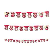 Cupcake  Happy Birthday Banner (Pink) - 100% Paper - (SG36179) - Hồng - Xem 1