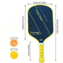 Premium PIKA Tischtennisschläger, Mehrfarbig, T700 Kohlefaser mit matter Textur