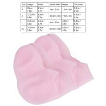 Calcetines de silicona para mujer, calcetines hidratantes para pies, calcetines de gel suave, calcetines de aloe, calcetines de pedicura de spa para mujer para reparar pies secos, talón agrietad - Rosa - Ver 2