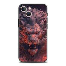 Funda de Teléfono con Patrón de León para  16 15 14 13 12 Pro Max 11 Pro Max 7 8 Plus XS XR, Carcasa de Silicona Suave a Prueba de Golpes, Compatible con Funda de  17, Funda de  17 Pro, Funda de  17 Pro Max - a7 - Ver 8