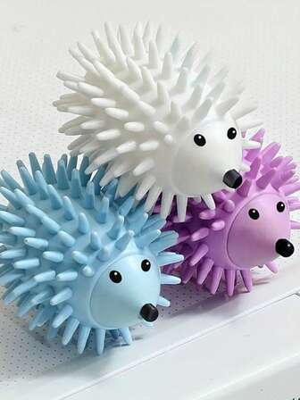 2pcs Random Color Reusable Hedgehog Laundry Balls Wrinkle-Free Plastic Assistants For Washing Machines And Dryers, Soft To Clean Clothes, Random Colors, Laundry Accessories, Fun Design, Durable Plastic, Textured Surface