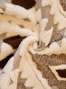 1 件秋冬毛绒加厚保暖沙发垫套，现代简约防滑沙发座垫，防尘可洗沙发套，咖啡色，柔软，防褪色，宠物友好，适合 L 型沙发和 1/2/3/4 座沙发 - 棕色 - 查看 9