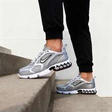 Nike Zapatillas deportivas bajas Air Zoom SPIRIDON CAGE 2 de malla transpirable para hombre, ideales para entrenamiento físico, correr y uso casual (CJ1288-001)