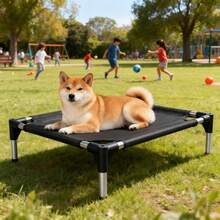Breathable & Comfortable Pet Bed, Suitable For Small, Medium & Large Dogs, Indoor & Outdoor Use - Black - View 4