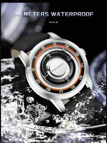 Foxbox Kids Watch Fashionable Boy's Watch, Cool Dial Display Design Waterproof Rotating Magnetic Bead Watch, Gift For Family Party