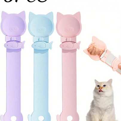 Cat Squeeze Stick Feeder, Suitable For Licking Wet Cat Treats And Liquid Pet Food