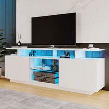 Television Stands & Entertainment Centers - White + Particle Board + 40-49 Inches - View 5