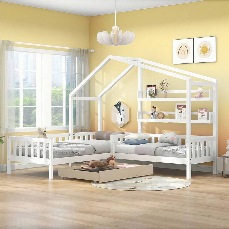 Kids Bed Frames, Headboards & Footboards - White - View 1