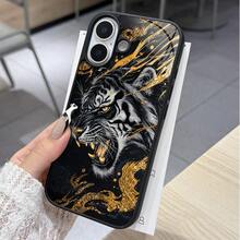 مظهر شرس! حافة سوداء وتصميم نمر ذهبي متوافق مع أجهزة آبل و. إطار أسود، صورة النمر مطبوعة على جسم الحالة، مقترنة بأنماط ذهبية، تبرز القوة والفخامة. فتحة كاميرا دقيقة لمنع الخدوش. فتحات دقيقة للاستخدام السلس. سواء كنت مستخدم آبل أو ، يمكن أن يضيف هذا الغطاء الهاتفي إلى جهازك المفضل إحساسًا فريدًا ، والتعبير بسهولة عن شخصيتك وقوتك.