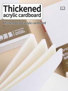 1 件迷你素描本，空白笔记本，用于绘画、油画、速写，适用于水彩、丙烯、马克笔