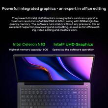 Lenovo 15.6" Laptop, Intel Core N100, Lightweight Office Laptop, 15.6" HD Display, Large Battery, Long-Lasting Battery Life, Fast Charging, Slim Body, Portable Office, Business Laptop, Gray - Grey - View 3