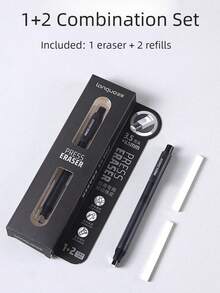 1pc Blue Fruit Automatic Non-Sharpening Rubber Pencil Eraser, Pencil-Shaped Eraser With No Debris, Ideal For Art Students, Fine Details, High Brightness, Quick Erasing For Sketching And Painting - Drawing Eraser - View 12