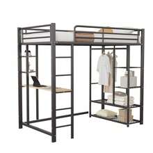 Kids Bed Frames, Headboards & Footboards - Black + Metal + 90cm*200cm - View 8