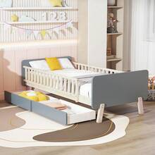 Kids Bed Frames, Headboards & Footboards - Grey - View 2
