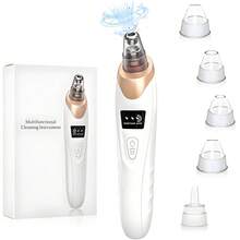Blackhead Pore Removal Vacuum, Facial Pore Cleanser - 5 Suctions, 5 Probes, USB Rechargeable Blackhead Vacuum Kit, Acne Removal Tool For Adults. Suitable For Bathrooms. Bedchamber. Holiday Gifts For Female Friends And Female Classmates In Places Such As Travel - 皮膚清潔儀 - 查看 1
