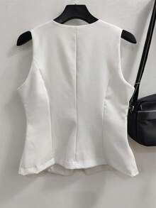 Women's Vest - 新白色 - 查看 2