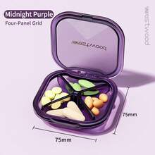 westwood Portable 3-Meal Pill Organizer, 7-Day Mini Pill Case With Reminder