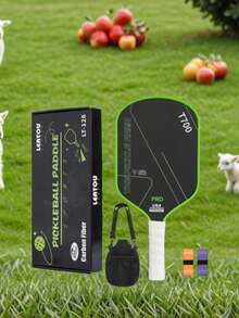 T700碳纤维纹理哑光匹克球拍，比赛级，盒装 - 彩色 - 查看 9