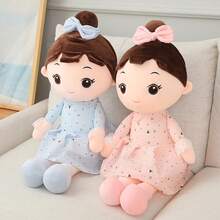 Christmas Decoration 1pc 45cm Super Kawaii Plush Doll With Clothes Stuffed Soft Cartoon Pillow Plush Toys Birthday Gift Room Decoration,Pink Stuffed Animal