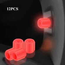 4/8/12 Pieces Of Luminous Tire Valve Covers, Fashionable Decorative Accessories, Enhance Night Visibility, Suitable For Decorating Car, Bicycle, And Motorcycle Accessories,Improve Pedestrian Recognition Rate And Enhance Nighttime Visibility - Một cỡ - Xem 13