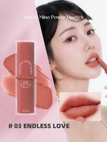 4U2 YOU'RE MINE POWDER LIPSTICK,Moisturizing, High Impact Color, Smooth Texture, Long Matte Finish,3.5g/0.12oz - 03 ENDLESS LOVE - 查看 2