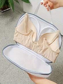 Bra Washing Bag, Fine Mesh Underwear Bag For Bras & Underwear Washing – Simple, Convenient & Practical - 白色 - 查看 10