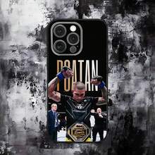 Coque de téléphone compatible avec Alex Pereira, kickboxeur brésilien, pour les modèles 16, 15, 14, 13, 12, 11, Pro, Max, Plus, X, XS, SE, E, Mini. Étui en silicone souple noir. Coque compatible avec les modèles 17 Pro, 17 Pro Max, 17. - Z8 - Voir 4