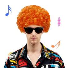 Colorful Explosion Wig, Clown Style Fan Prop Costume Accessory - Multicolor - View 4