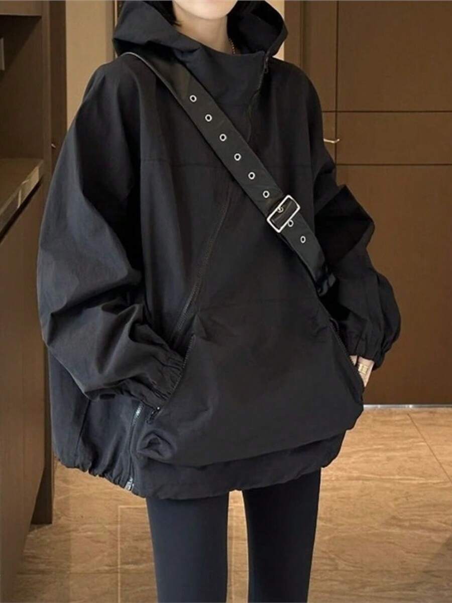 Women Trench Coats - Negro - Ver 1