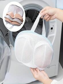 Bra Washing Bag, Fine Mesh Underwear Bag For Bras & Underwear Washing – Simple, Convenient & Practical - 白色 - 查看 7