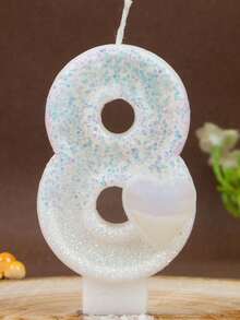 1 Peça Novas Velas de Aniversário Criativas de Número Digital de Amor 0-9, Velas de Aniversário Decoradas com Coração Puro, Velas de Decoração de Bolo de Festa de Aniversário, Velas de Decoração do Dia dos Namorados, Velas de Decoração de Bolo de Aniversário e Festa