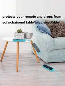 1pc Silicone Remote Control Cover Compatible With TV Remote, Glow-In--Dark Remote Holder Streaming Stick 4K, 4K+, Premiere, Streambar, Simple Remote/Voice Remote With Lanyard - 彩色 - 查看 5