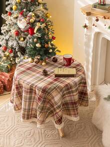 Beige, Red and Green