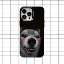 Alpha Sigma Wolf Phone Case Cover Compatible With  16,15,14,13,12,11,8,7,Pro,Max,Plus,Mini,XS,SE Anti-Fall Black Matte Hard, Cover Compatible With  17 Case,  17 Pro Case,  17 Pro Max Case - Z4 - Xem 2