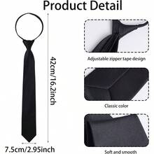 Agent Costume Secret Service Costume Accessories Set Earpiece Zipper Ties ID Card For Halloween Party Use Durable Black Material With Practical Features