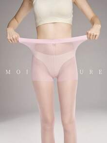 1 件女士半透明性感连裤袜，适合约会、派对、日常穿着 - 淺粉色 - 查看 6