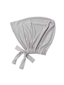 1pc Women's Solid Color Modal Headband With Adjustable Drawstring, Suitable For Daily Wear