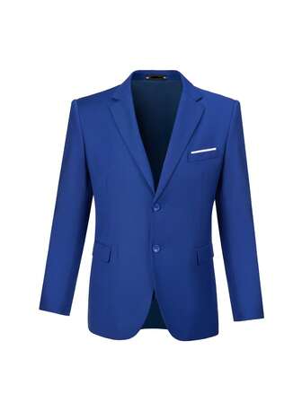 Men's Autumn Winter Suit Sets For The Christmas Double Eleven And Friday Promotions Men Casual Mens Suit Royal Blue Jacket Slim Fit Men's Suit Outfit Notch Lapel Men's Sport Coats & BlazersFormal Suit Concert Graduation Season Size XS-3XL