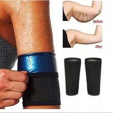 1Pair Of Unisex Shaping Arm Sleeve Compression Design Suitable For Yoga Running Gym And Sauna Fitness Accessories - Multicolor - View 13