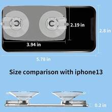 Soporte para Pase de peaje para EZ Pass, I Pass, I Zoom, PalPass, FasTrak, Quick Pass, Pass, PrePass, Toll Pass Parabrisas, Transparente, 3.9x 2.1 Pulgadas - inicial - Ver 3