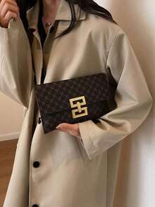 Dedoo 2024 Newest Fashionable Colorful Plaid Handbag - Multicolor - View 6