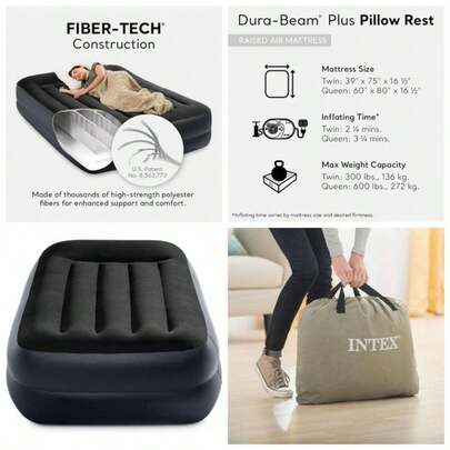 Dura - Beam Series - Cama de Aire elevada con Bomba Interna Modelo 2021