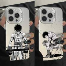 Custodia per telefono compatibile con I-Ippo Makunouchi, adatta per modelli 16, 15, 14, 13, 12, 11, Pro, Max, Plus, Mini, XS, antiurto, in grigio argento opaco, custodia rigida compatibile con modelli 17, 17 Pro, 17 Pro Max - Z1 - Visualizzare 1