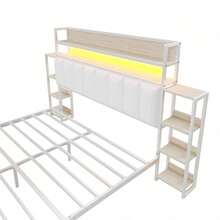 Bed Frames - White + Upholstery + 160cm*200cm - View 8