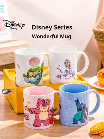  Disney Mug, Milk Cup, Breakfast Cup, Cartoon Student Ceramic Water Cup, High-Quality Ceramic Cup For Men And Women