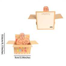 3D立体贺卡，搞笑立体贺卡，生日贺卡，节日贺卡，搞笑祝福语 - 均碼 - 查看 2