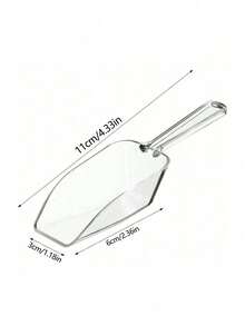 1/3pcs Plastic Ice Scoop, Multifunctional Ice Cream Spoon, Food Candy Spoon, Plastic Ice Shovel, Halloween Candy Shovel, Cereal Scoop, Sand Scoop, Tea Leaf Scoop, Mini Transparent Plastic Kitchen Spoon, Multifunctional Small Ice Cream Scoop, Easy-To-Use Kitchen Ice Shovel, Suitable For Ice Maker, Bar, Party, Wedding, Pet Food - Durable, Lightweight, Space-Saving - Multicolor - View 6