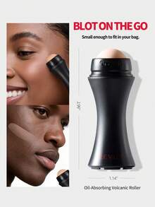 Revlon Face Roller, Oily Skin Control For Makeup, Oil Absorbing, Volcanic Reusable Facial Skincare Tool For At-Home Or On-The-Go Mini Massage, 1 Count - Black - View 6